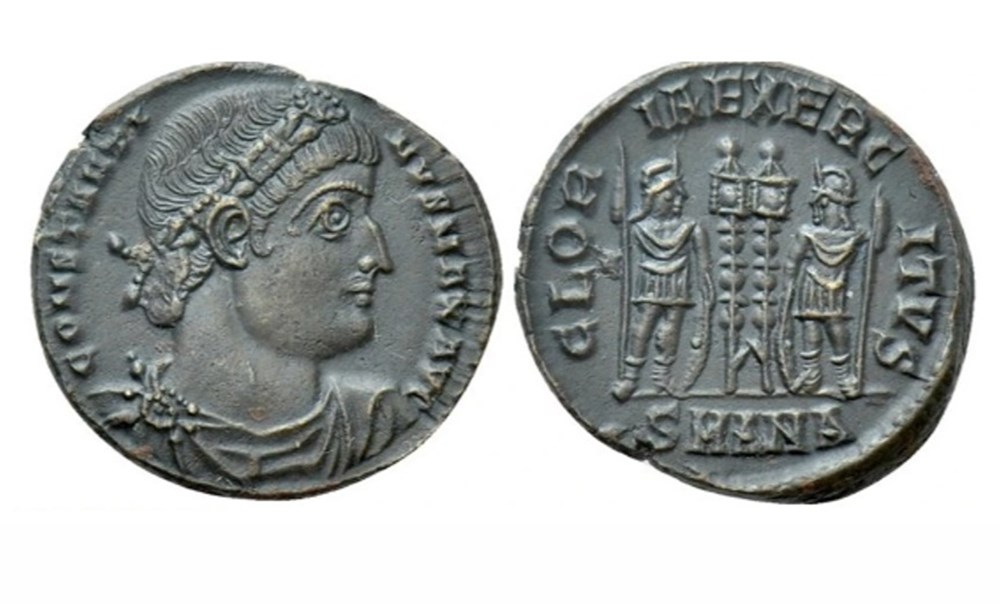 Antiochia - GLORIAE EXERCITVS munzen antiochia gloriae exercitvs