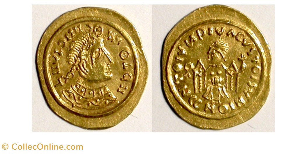 Tremissis -Alamannia munzen barbarische konigreiche bis tremissis alamannia