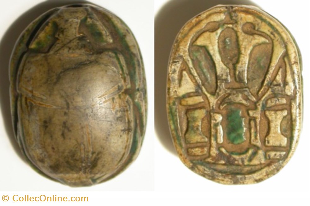 kunst antiquitaten archaologie afrika scarab new kingdom