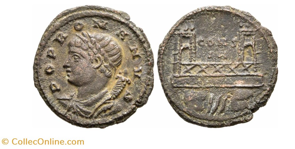 Constantinople - POP ROMANVS munzen antike bis romische imperial und republik constantinople pop romanvs