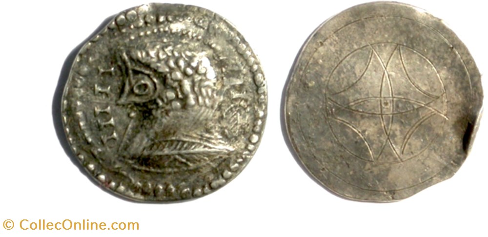 Imitation Silver one side engraved munzen antike bis imitation silver one side engraved
