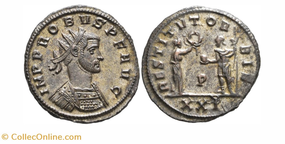 Siscia - RESTITVT ORBIS munzen antike romische imperial und republik siscia restitvt orbis