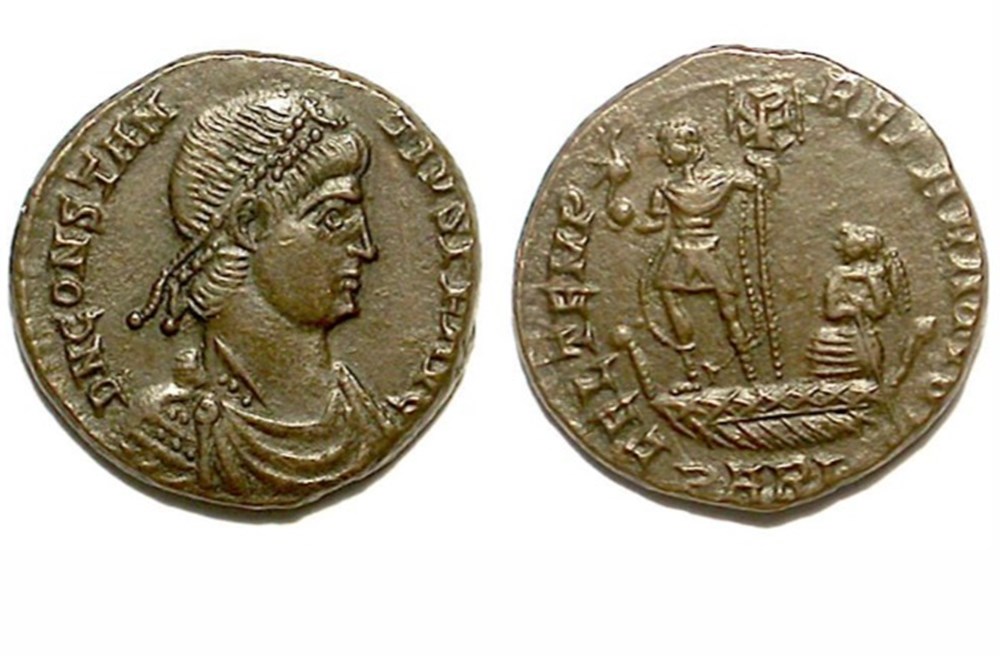 Arles - FEL TEMP REPARATIO - Maiorina munzen antike bis romische imperial und republik arles fel temp reparatio maiorina