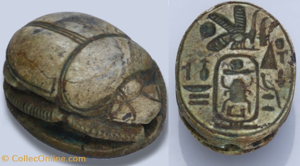 kunst antiquitaten archaologie afrika scarab thutmoses i