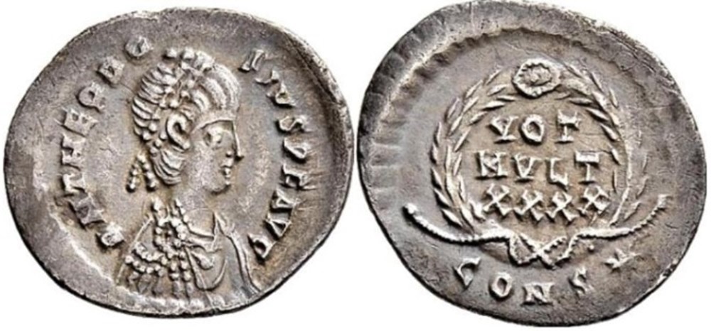 munzen theodosius ii
