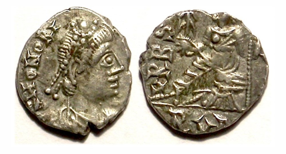Huneric - Siliqua munzen antike bis huneric siliqua