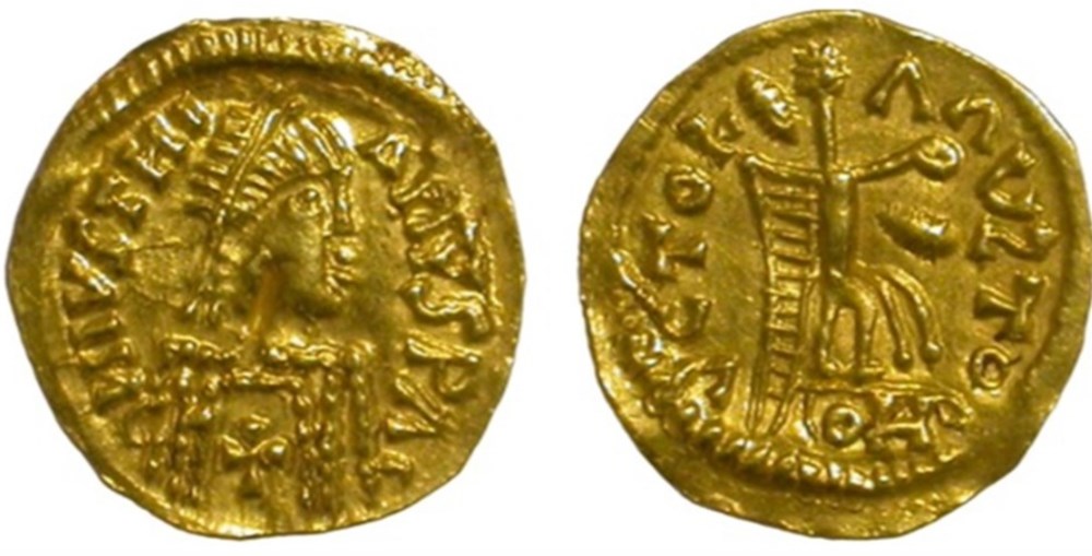munzen barbarische konigreiche bis westgotenreich tremissis