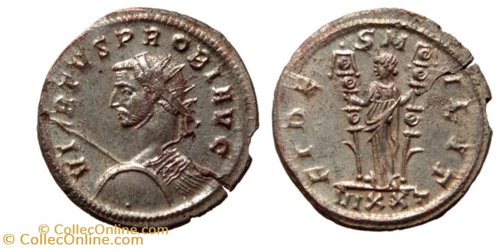 Ticinum - FIDES MILIT munzen antike bis romische imperial und republik ticinum fides milit