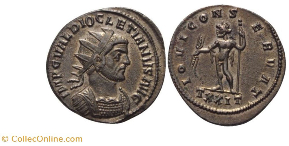 Ticinum - IOVI CONS ERVAT munzen antike bis romische imperial und republik ticinum iovi cons ervat