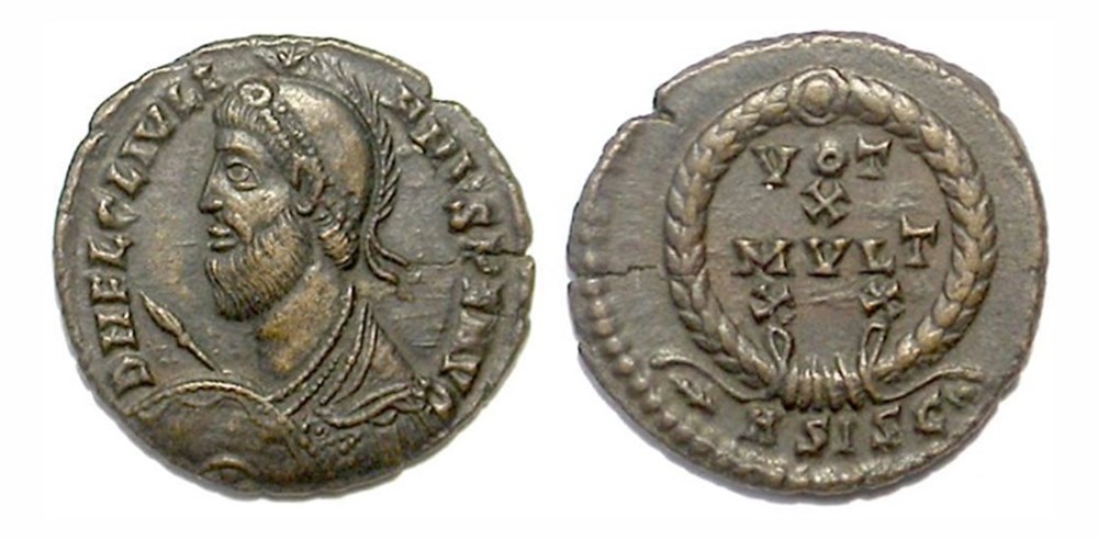 Siscia - VOT X MVLT XX munzen antike bis romische imperial und republik siscia vot x mvlt xx