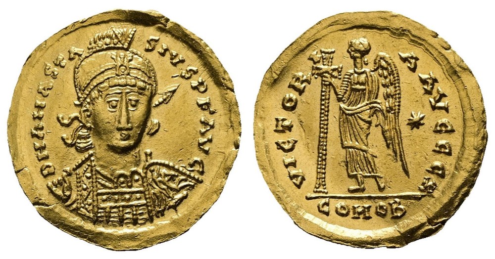 Theoderic (Anastasius) munzen barbarische konigreiche bis theoderic anastasius