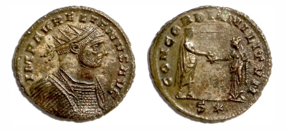 Siscia - CONCORDIA MILITVM munzen antike bis romische imperial und republik siscia concordia militvm