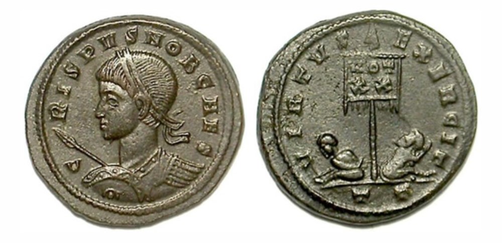 munzen antike bis romische imperial und republik ticinum virtvs exercit