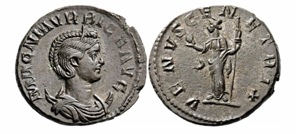 Magnia Urbica - VENVS GENETRIX - Lugdunum munzen antike bis romische imperial und republik magnia urbica venvs genetrix lugdunum