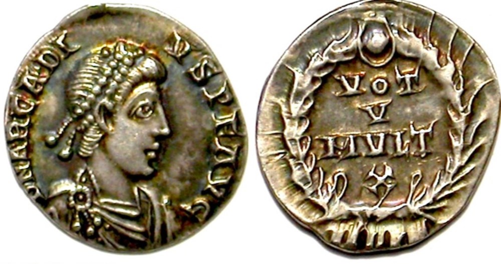 munzen antike bis romische imperial und republik rome arcadius