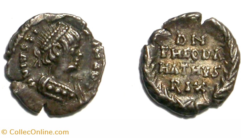 munzen barbarische konigreiche bis ostgotisches konigreich theodahat quarter siliqua ravenna