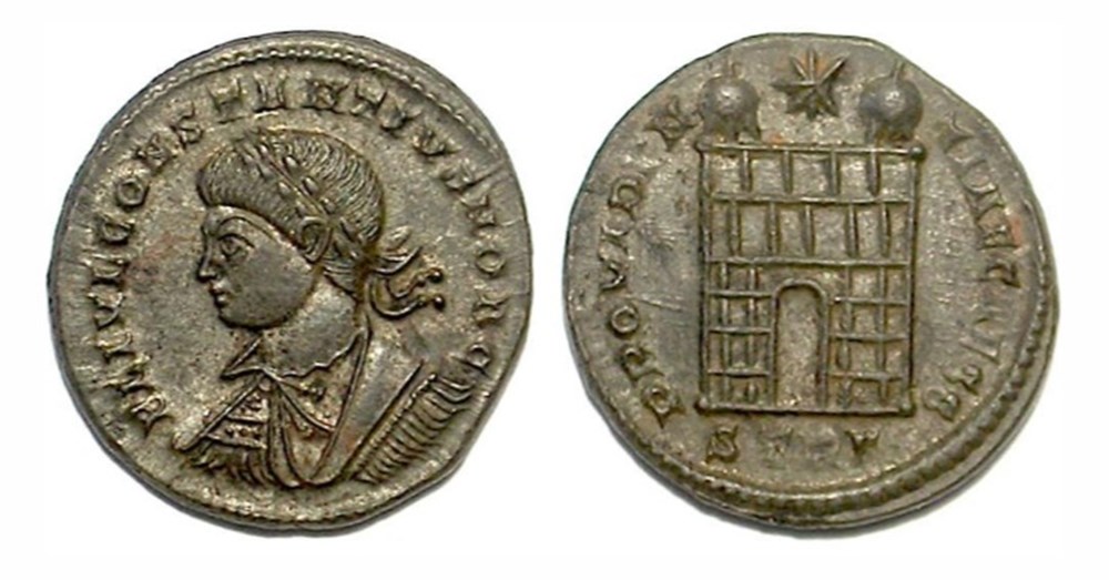 Trier - PROVIDENTIAE CAESS munzen antike bis trier providentiae caess