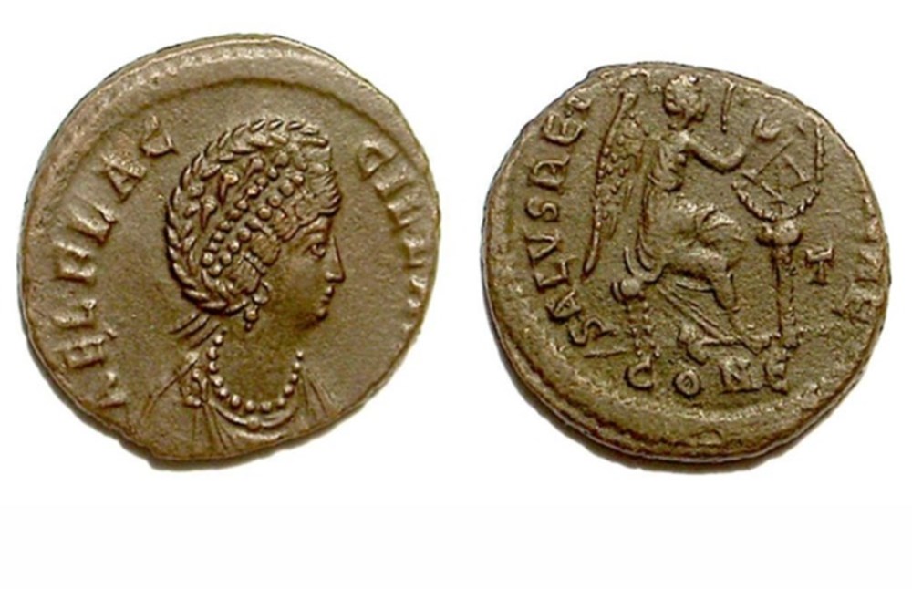 Constantinople - SALVS REI PVBLICAE munzen antike bis romische imperial und republik constantinople salvs rei pvblicae