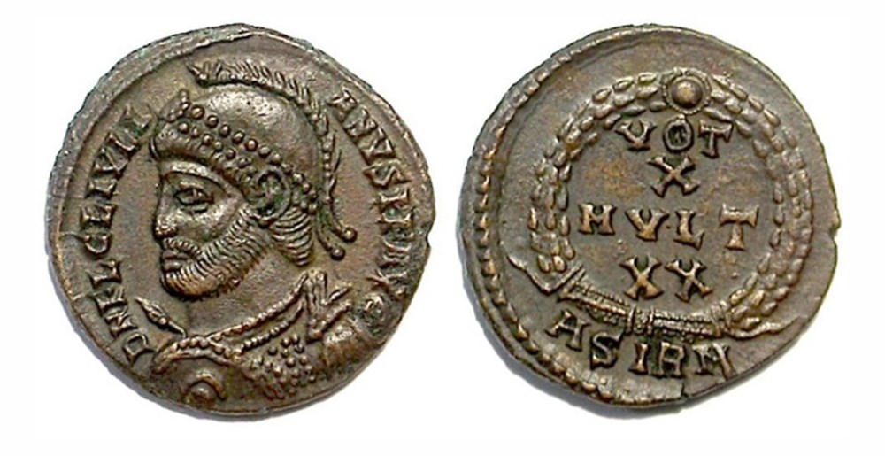 Sirmium - VOT X MVLT XX munzen antike bis romische imperial und republik sirmium vot x mvlt xx