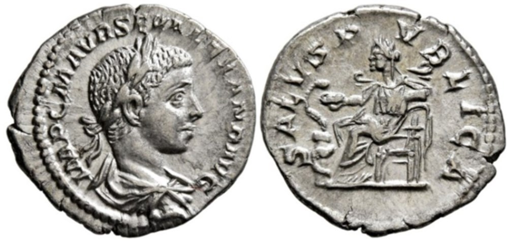 Rome - SALVS PVBLICA munzen antike bis romische imperial und republik rome salvs pvblica