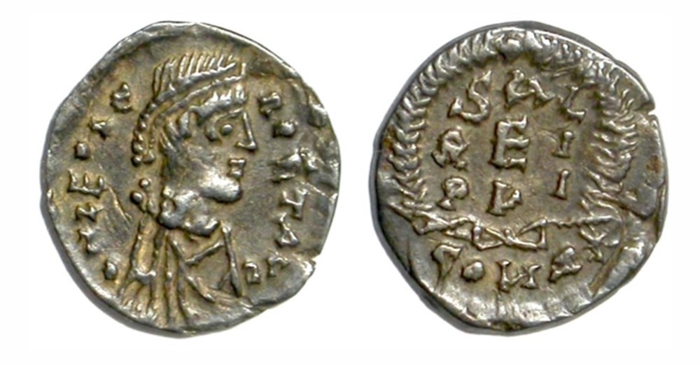 Leo I - Siliqua munzen barbarische konigreiche bis ostgotisches konigreich leo i siliqua
