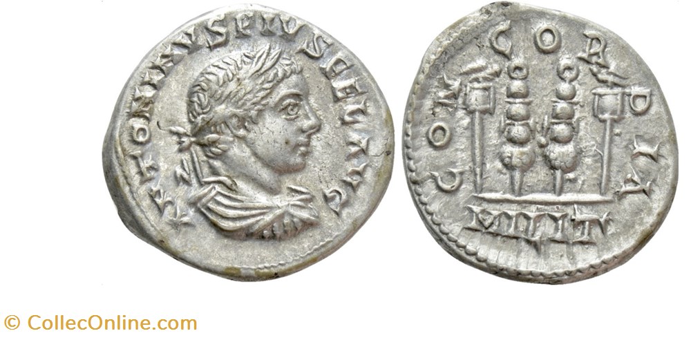 Antioch - CONCORDIA MILIT munzen antike bis romische imperial und republik antioch concordia milit