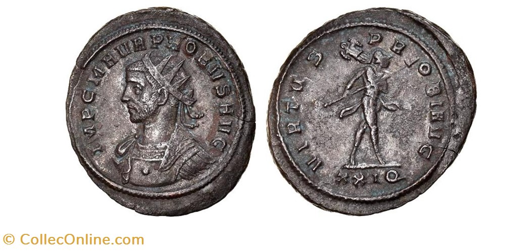 Siscia - VIRTVS PROBI AVG munzen antike bis romische imperial und republik siscia virtvs probi avg