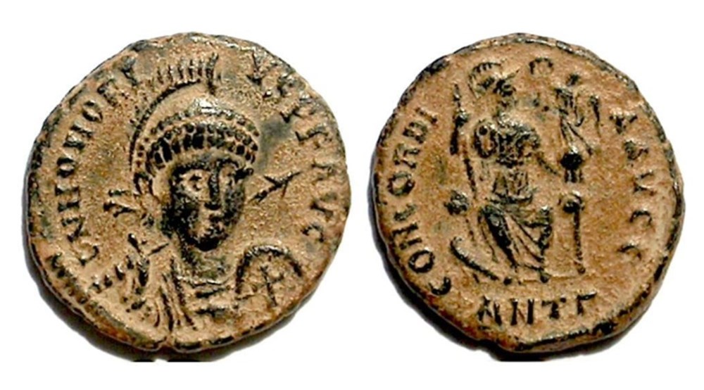 Antioch - CONCORDIA AVGG munzen antike bis antioch concordia avgg