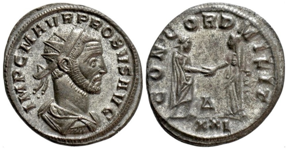Siscia - CONCORD MILIT munzen antike bis romische imperial und republik siscia concord milit