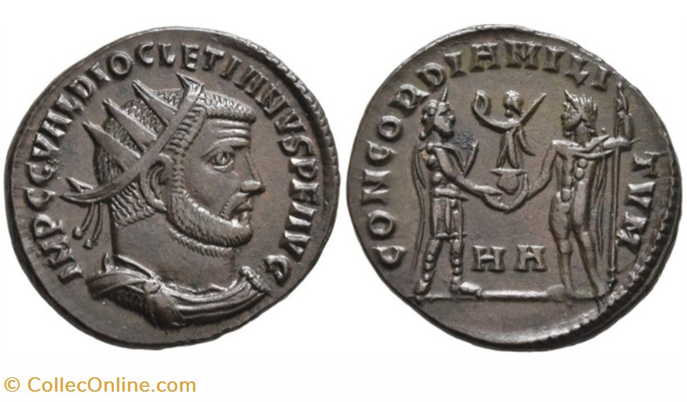 Diocletian - Heraclea munzen antike bis romische imperial und republik diocletian heraclea