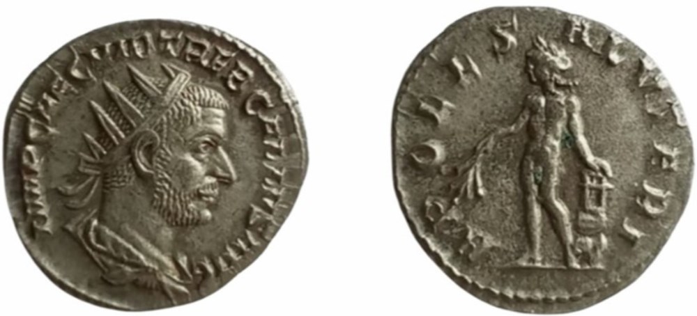 munzen antike bis romische imperial und republik rome apoll salvtari