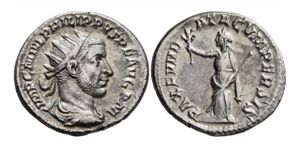 Antiochia - PAX FVNDATA CVM PERSIS munzen antike bis romische imperial und republik antiochia pax fvndata cvm persis