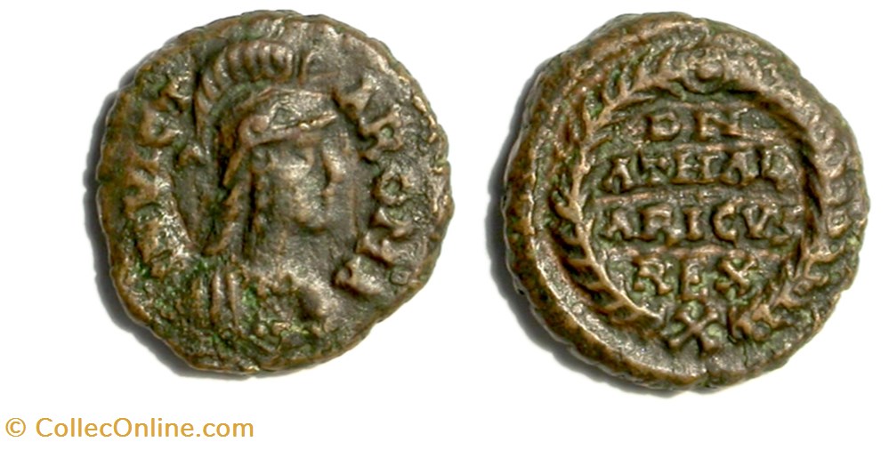 Athalaric - Decanumium - Rome munzen barbarische konigreiche bis ostgotisches konigreich athalaric decanumium rome
