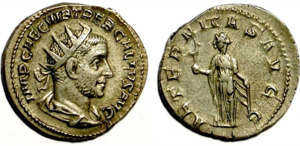 Viminacium - AETERNITAS AVGG munzen antike bis romische imperial und republik viminacium aeternitas avgg