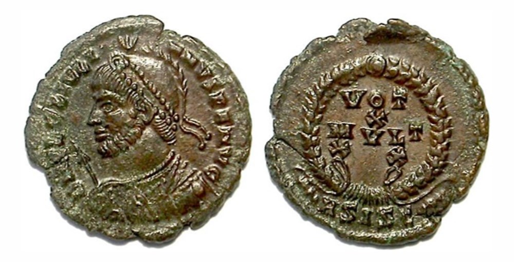 Siscia - VOT X MVLT XX munzen antike bis romische imperial und republik siscia vot x mvlt xx