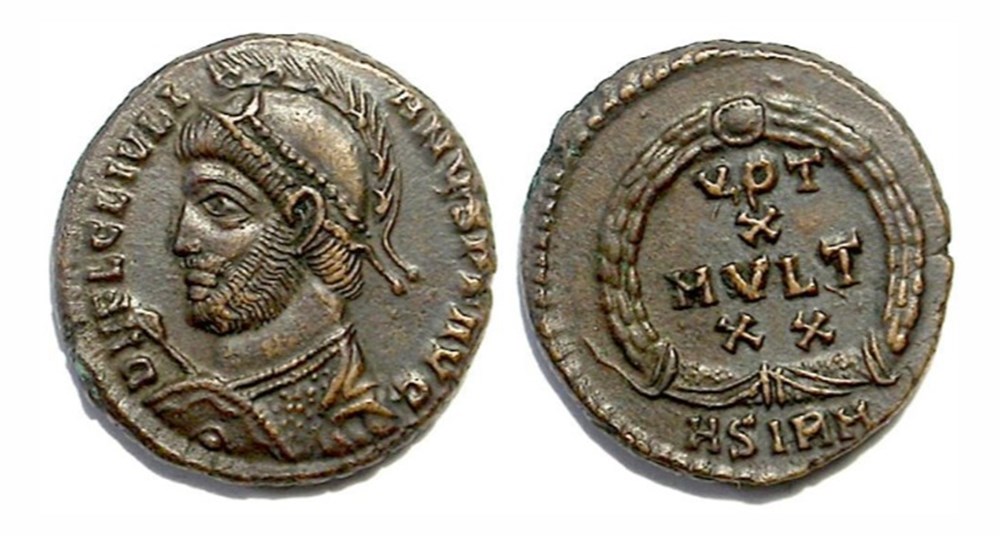 Sirmium - VOT X MVLT XX munzen antike bis romische imperial und republik sirmium vot x mvlt xx