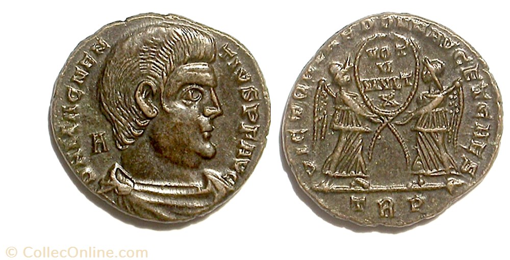 VICT DD NN AVG ET CAES - Trier munzen antike vor j bi nach romische republikanische imperial vict dd nn avg et caes trier