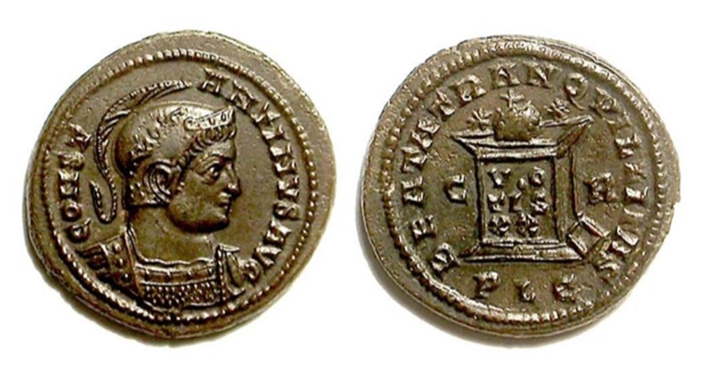 munzen lugdunum beata tranqvillitas