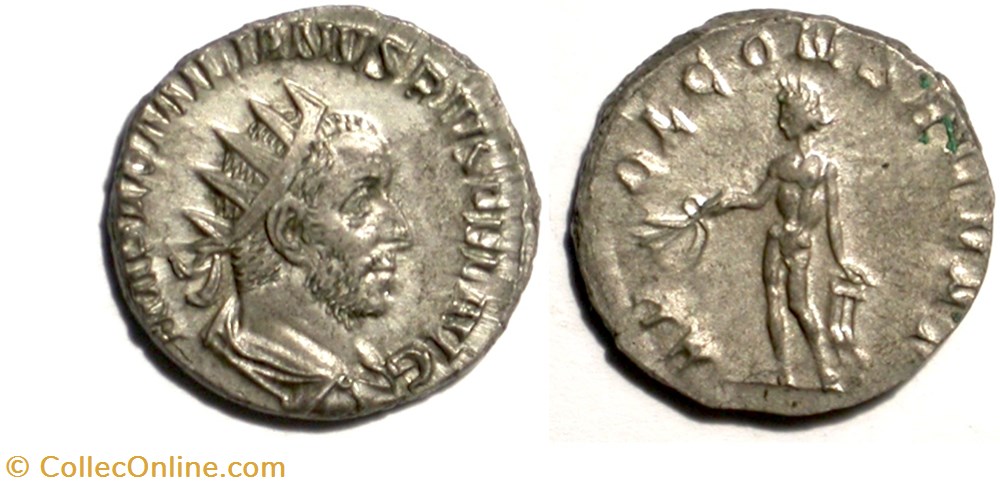 munzen antike bis romische republik und imperial aemilianus apol conservat