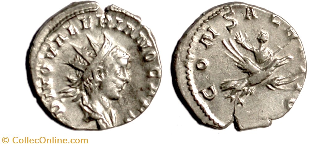 Valerian II - CONSACRATIO munzen antike bis romische imperial und republik valerian ii consacratio