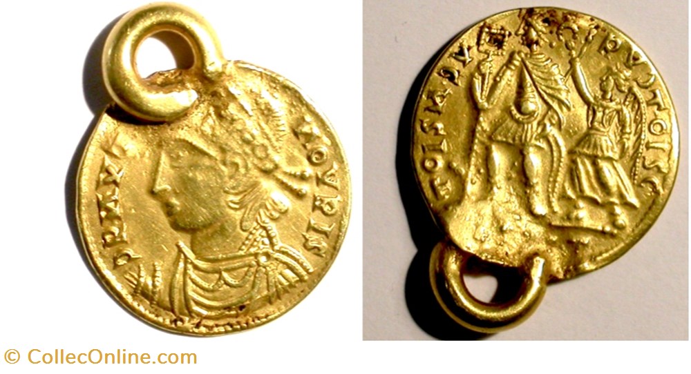 Imitation of a solidus of Vetranio (?) munzen antike bis imitation of a solidus of vetranio