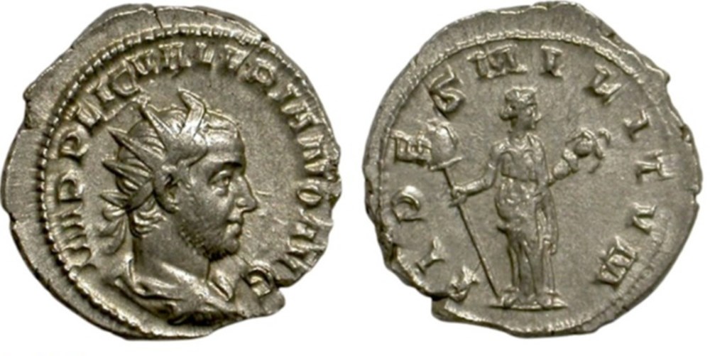 Viminacium - FIDES MILITVM munzen antike bis romische imperial und republik viminacium fides militvm