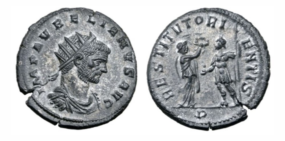 munzen antike bis romische imperial und republik mediolanum restitvt orientis