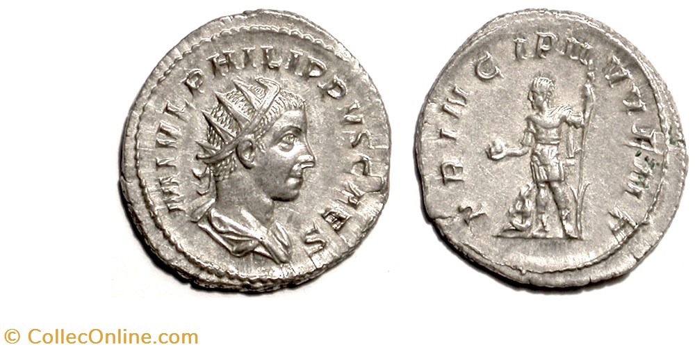 Rome - PRINCIPI IVVENT - Philip II munzen antike bis romische imperial und republik rome principi ivvent philip ii