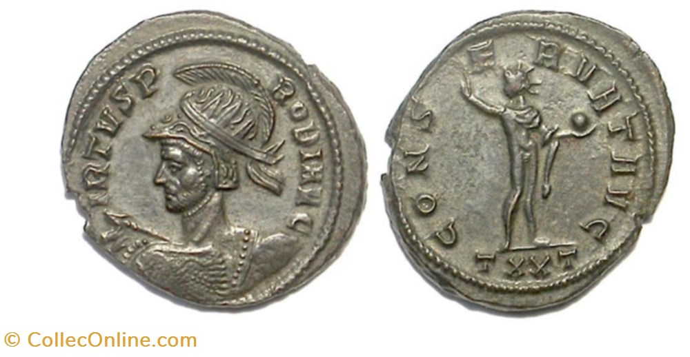 munzen antike bis romische imperial und republik ticinum conservat avg