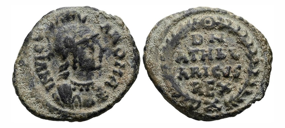 munzen barbarische konigreiche bis ostgotisches konigreich athalaric decanumium rome