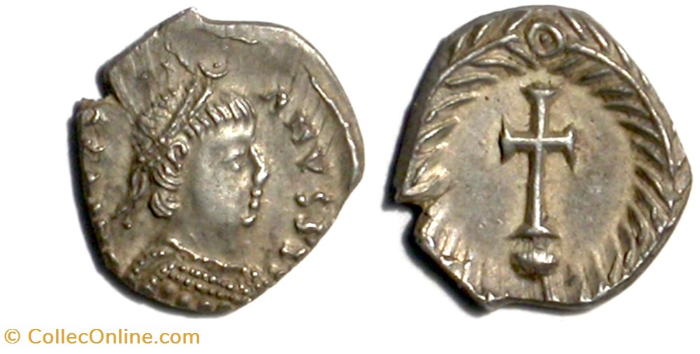 munzen barbarische konigreiche bis ostgotisches konigreich justinian quarter siliqua ravenna