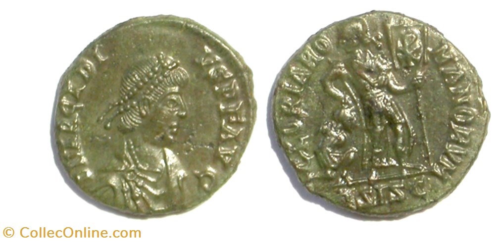 GLORIA ROMANORVM - Siscia (V) munzen antike vor j bi nach romische republikanische imperial gloria romanorvm siscia v