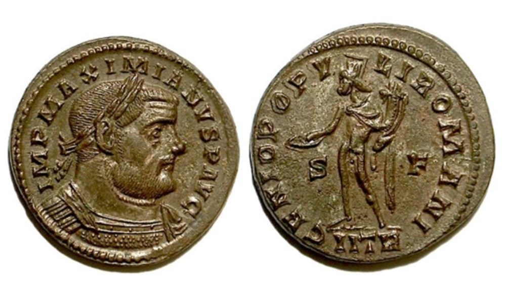 Trier - Maximianus munzen antike bis romische imperial und republik trier maximianus