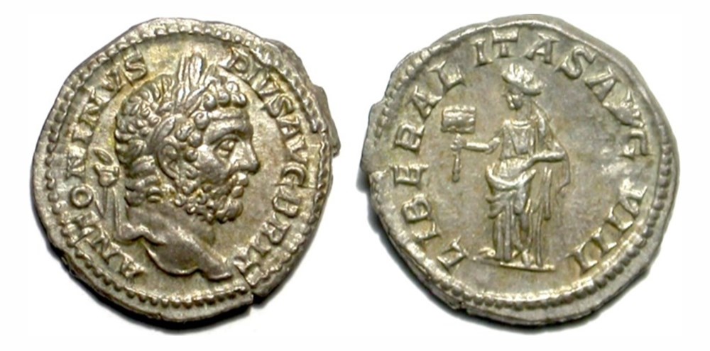 munzen antike bis romische imperial und republik rome liberalitas avg viii